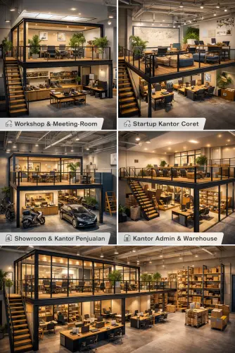 Mezzanine Ruang Kantor di Cikarang Barat