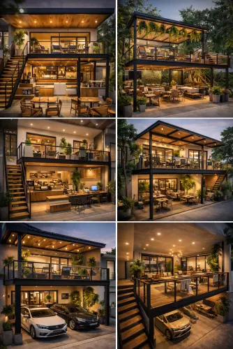Mezannine Cafe Modern di Cikarang Barat