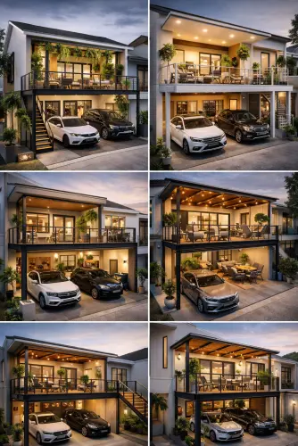 Mezannine Teras Rumah Keren di Cikarang Barat